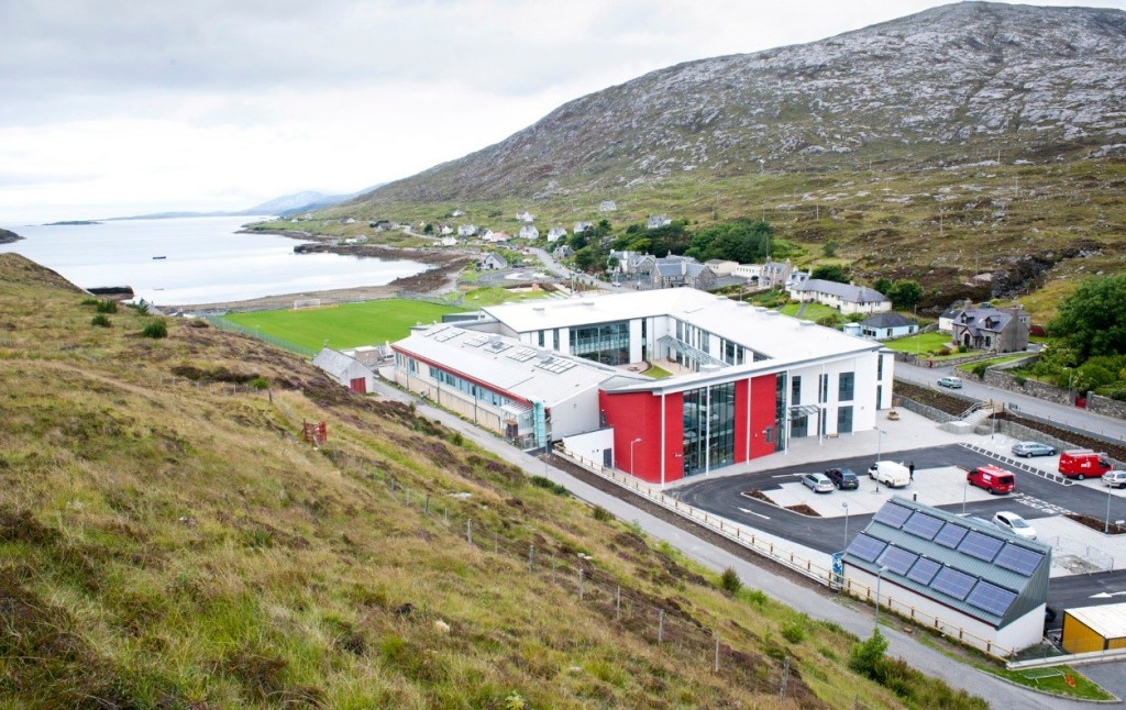 Sir E Scott School in in the Outer Hebrides. Image courtesy of Urban Realm.